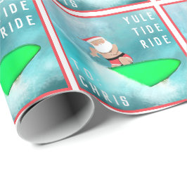 Weihnachtsgeschenkpapier für Surfbretter Geschenkpapier