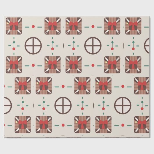 Weihnachtsgeschenkpapier" Geschenkpapier (Flach)