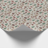 Weihnachtsgeschenkpapier Geschenkpapier (Ecke)