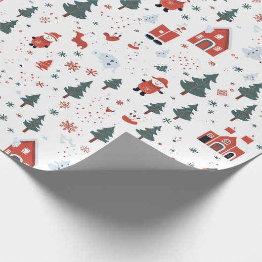 Weihnachtsgeschenkpapier Geschenkpapier (Ecke)