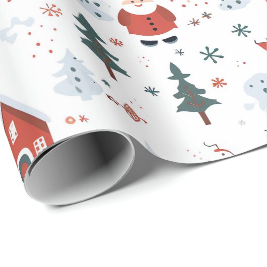 Weihnachtsgeschenkpapier Geschenkpapier (Rolleneckpunkt)