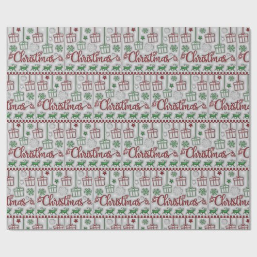 Weihnachtsgeschenkpapier Geschenkpapier (Flach)