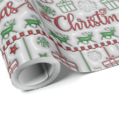 Weihnachtsgeschenkpapier Geschenkpapier (Rolleneckpunkt)