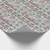 Weihnachtsgeschenkpapier Geschenkpapier (Ecke)