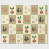 Weihnachtsgeschenkpapier Geschenkpapier (Flach)