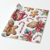 Weihnachtsgeschenkpapier Geschenkpapier (Ungerollt)