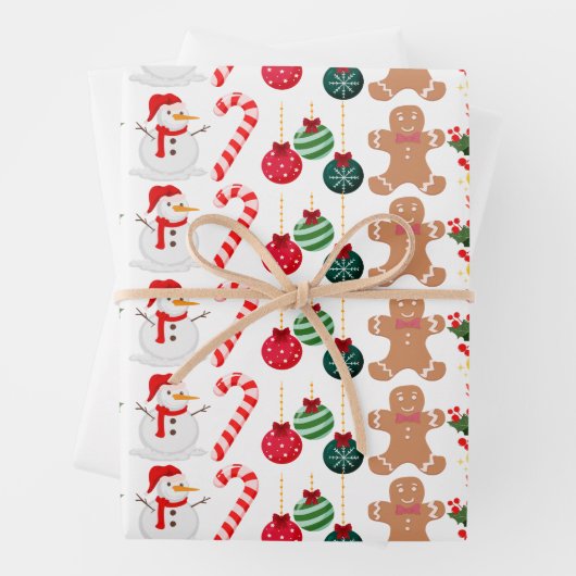 Weihnachtsgeschenkpapier Geschenkpapier Set (Beispiel)
