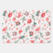 Weihnachtsgeschenkpapier Geschenkpapier Set (Vorderseite 2)