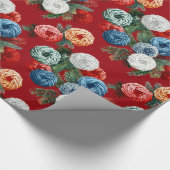 Weihnachtsgeschenkpapier, glänzende Verpackung Geschenkpapier (Ecke)