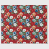 Weihnachtsgeschenkpapier, glänzende Verpackung Geschenkpapier (Flach)