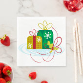 Weihnachtsgeschenkpapier Napkins Serviette