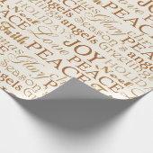 Weihnachtsgeschenkpapier (Texte drucken) Geschenkpapier (Ecke)