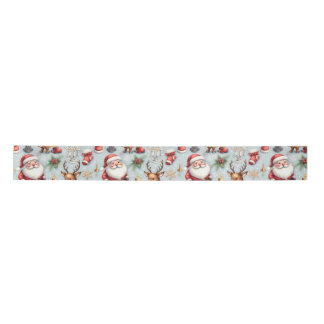 Weihnachtsgeschenkpapier von Santa & Reindeer Satinband