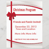 Weihnachtsgeschenkprogramm Flyer (Vorne)