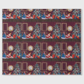 Weihnachtsgeschenkrolle Geschenkpapier (Flach)