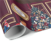 Weihnachtsgeschenkrolle Geschenkpapier (Rolleneckpunkt)