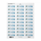 Weihnachtsgeschenksiegel für Waldlandrinder (Vorne)