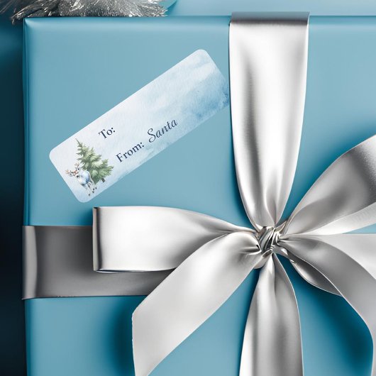 Weihnachtsgeschenksiegel für Waldlandrinder