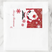 Weihnachtsgeschenksticker Rechteckiger Aufkleber (Tasche)