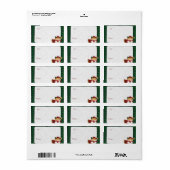 Weihnachtsgeschenktafeln Adressaufkleber (Vorne)