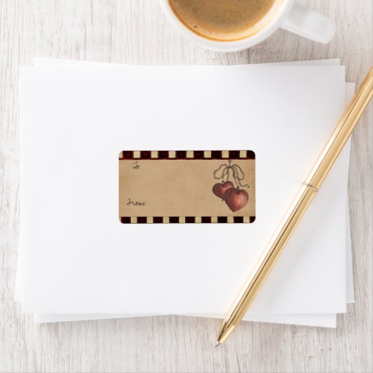 Weihnachtsgeschenktafeln Adressaufkleber (Insitu)