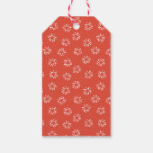 Weihnachtsgeschenktafeln niedlicher Pinguin Geschenkanhänger (Rückseite)