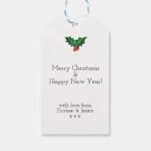 Weihnachtsgeschenktafeln sind die Jahreszeit, um f Geschenkanhänger (Rückseite)