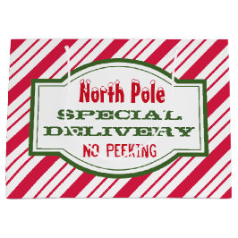Weihnachtsgeschenktasche für Nordpol Große Geschenktüte