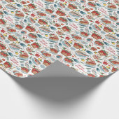 Weihnachtsgeschenktasche Geschenkpapier (Ecke)