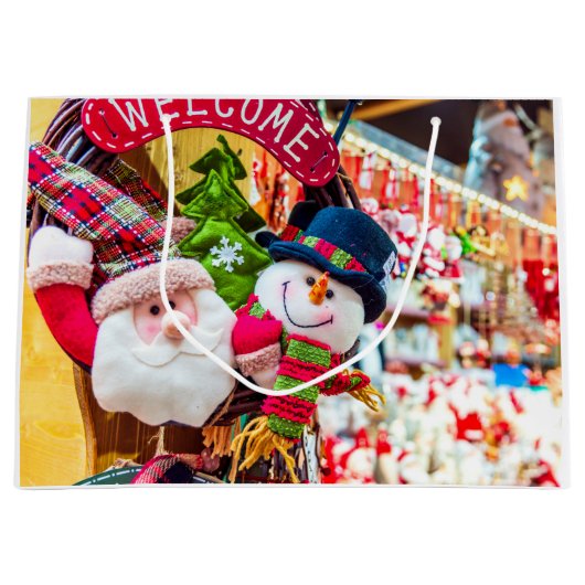 Weihnachtsgeschenktasche Große Geschenktüte (Vorderseite)