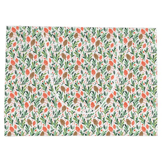 Weihnachtsgeschenktasche Große Geschenktüte (Rückseite)