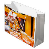 Weihnachtsgeschenktasche Große Geschenktüte (Vorderseite Schrägansicht)