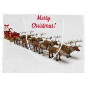 Weihnachtsgeschenktasche Große Geschenktüte (Rückseite)