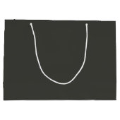 Weihnachtsgeschenktasche - Kastanien Rösten Große Geschenktüte (Rückseite)