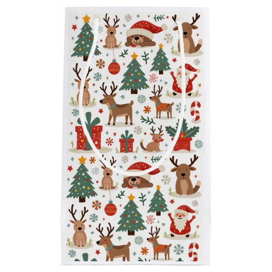 Weihnachtsgeschenktasche Kleine Geschenktüte (Vorderseite)