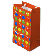 Weihnachtsgeschenktasche Kleine Geschenktüte (Rückseite Schrägansicht)