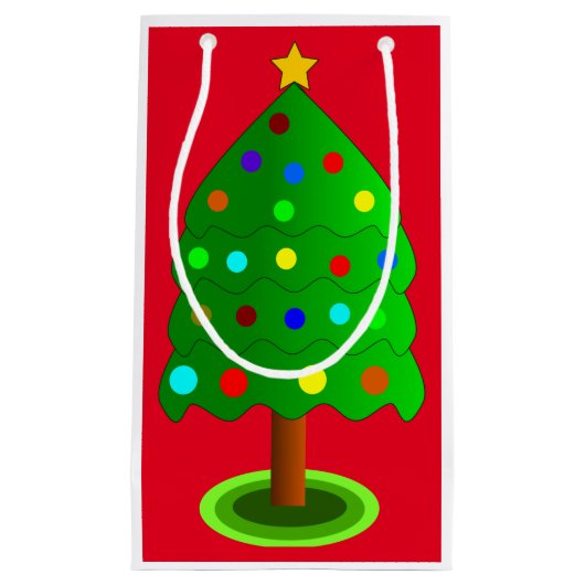 Weihnachtsgeschenktasche Kleine Geschenktüte (Vorderseite)