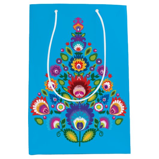 Weihnachtsgeschenktasche mit individueller Nachric Mittlere Geschenktüte (Vorderseite)