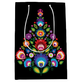 Weihnachtsgeschenktasche mit individueller Nachric Mittlere Geschenktüte