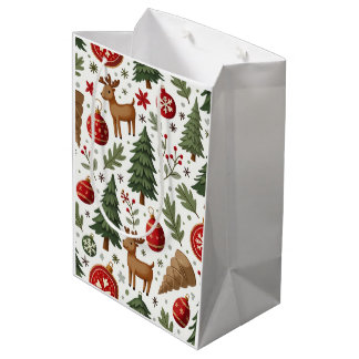 Weihnachtsgeschenktasche Mittlere Geschenktüte