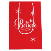 Weihnachtsgeschenktasche Mittlere Geschenktüte (Rückseite)