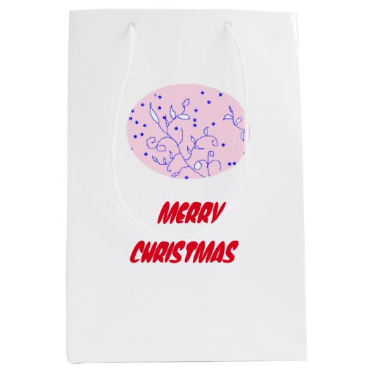 Weihnachtsgeschenktasche Mittlere Geschenktüte (Vorderseite)