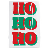 Weihnachtsgeschenktasche Mittlere Geschenktüte (Rückseite)