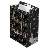 Weihnachtsgeschenktasche Mittlere Geschenktüte (Vorderseite Schrägansicht)