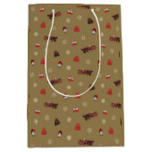 Weihnachtsgeschenktasche Mittlere Geschenktüte (Vorderseite)