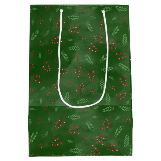 Weihnachtsgeschenktasche Mittlere Geschenktüte (Rückseite)