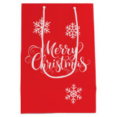 Weihnachtsgeschenktasche Mittlere Geschenktüte (Rückseite)