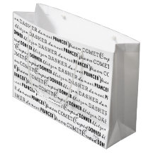Weihnachtsgeschenktasche | Santas Rentiere
