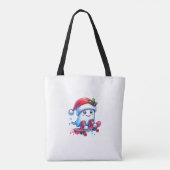 Weihnachtsgeschenktasche, Weihnachtsgeschenke Tasche (Rückseite)