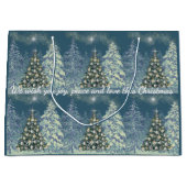 Weihnachtsgeschenktasche Winter Wonderland  Große Geschenktüte (Vorderseite)